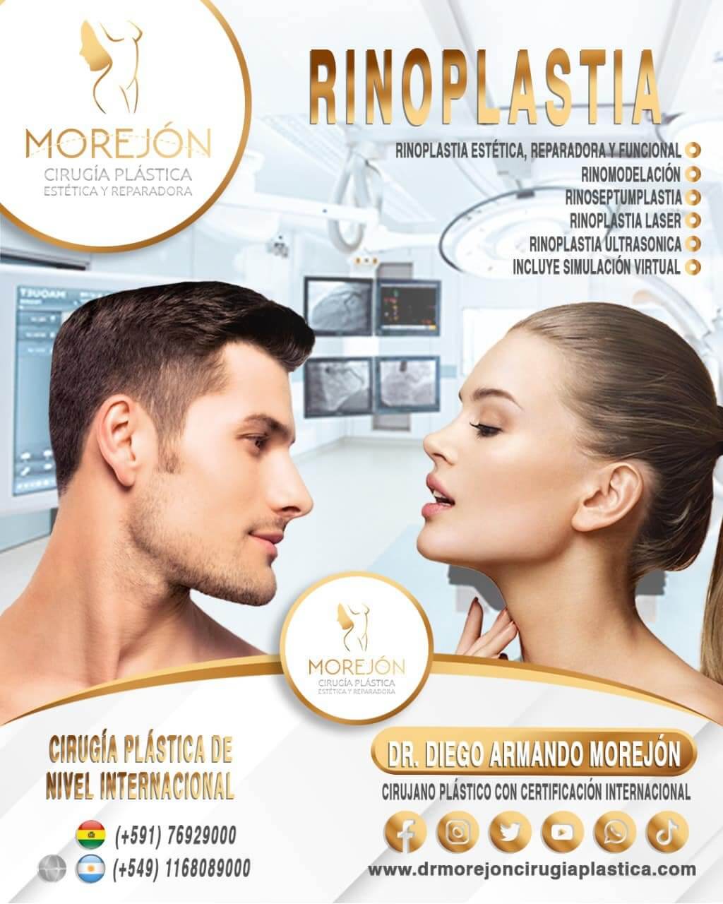 Dr. Diego Armando Morejón Cirujano Plástico Cochabamba