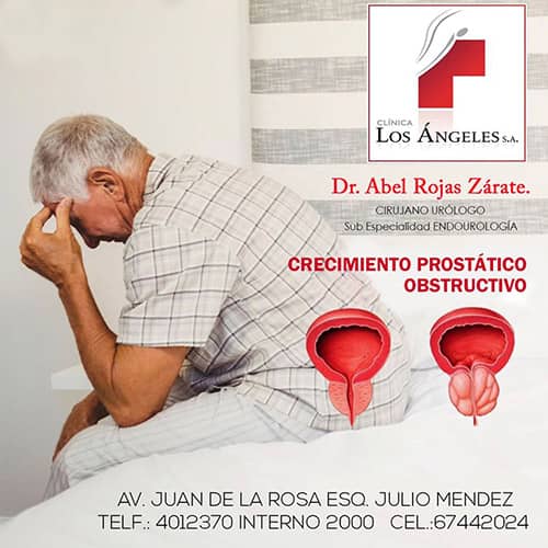 Crecimiento Prostático - Dr. Abel Rojas - Urólogo en Cochabamba