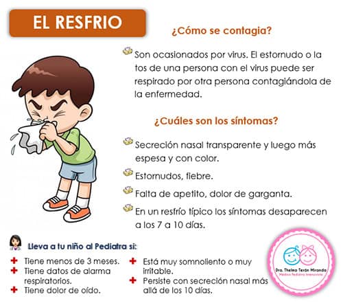 Los Niños y los Resfriados - Dra. Thelma Terán Miranda – Pediatra en cochabamba