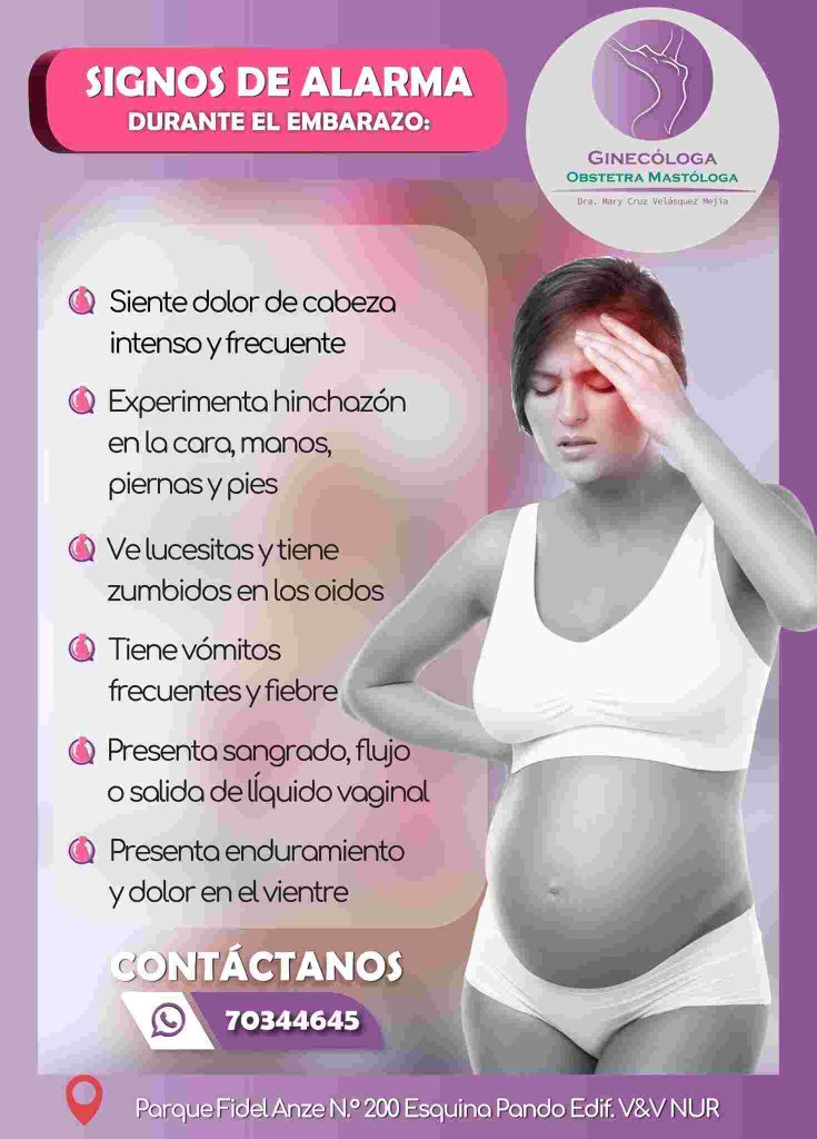 Signos de Alarma Durante el Embarazo Dra. Mary Cruz Velásquez Mejía Ginecóloga Obstetra Cochabamba